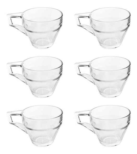 Jogo De Xícaras Chá 6 Peças 190ml Compatível Dolce Gusto 0