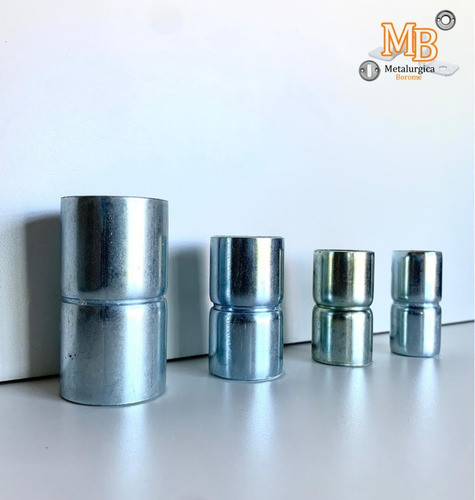 Union Cupla Hierro 1 1/2 Para Caño Metalico Conector X50unid 1