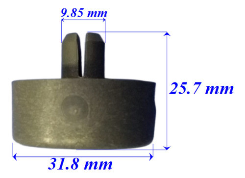 Pata Plastica Gris Heladera Kohinoor Gsa-2694/7 Original Gs- 1