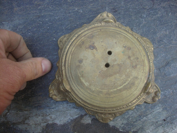 Antigua Base P/ Lampara Bronce 15,2 Diam X 2,4 Alto - 460 Gr 0