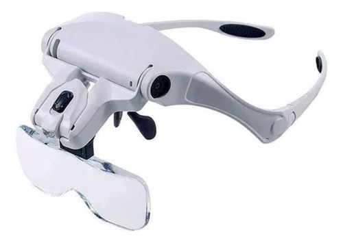 Vincha Con Lupa Y Luz Cabeza Profesional Aumentos Calidad 0