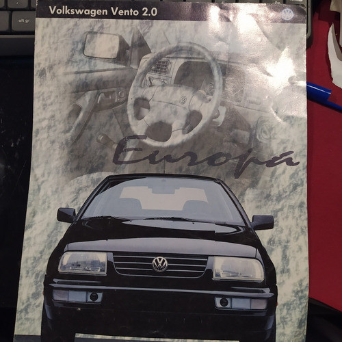 Folleto Vw Vento Original Impreso 4 Carillas Coleccion 0