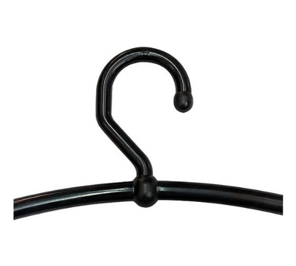 25 Cabides Boutique Forte Grosso Ultra Reforçado 15mm Preto 0