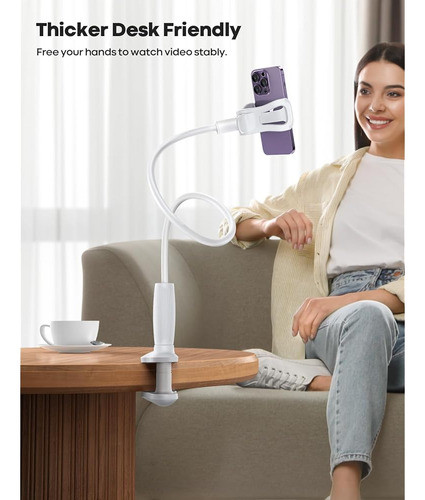 Soporte Para Teléfono De Cuello De Cisne Lamicall Para Cama 1