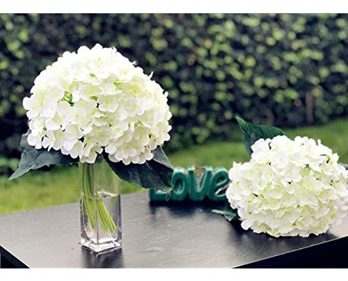 Enova Home Artificial Hydrangea Seda Flores Ramo Arreglos Fl 1