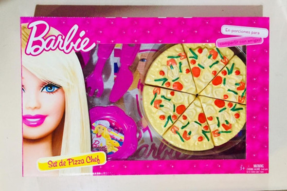 Set De Pizza Chef Barbie En Jretro 1