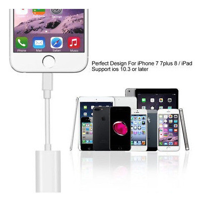 Cable De 8 Pin Lightning Dual Adaptador Divisor De Auricular 1