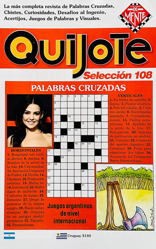 Quijote Selección Palabras Cruzadas N° 108 - 50 Paginas 0