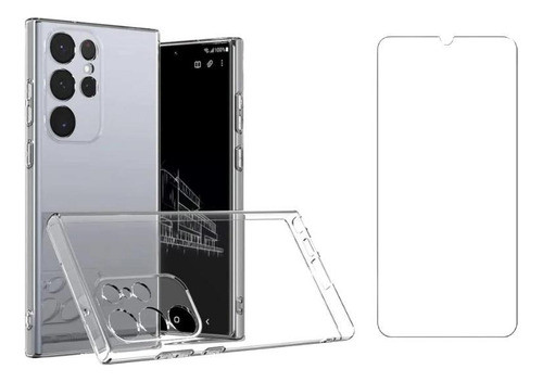 Capa Compatível Para Samsung S24 + Película De Vidro 0