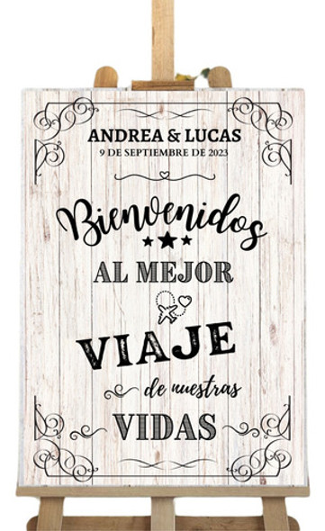 Cartel Para Bodas Imprimible (personalizado) 0