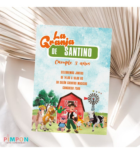 Kit Imprimible La Granja De Zenon - Textos Editables 1