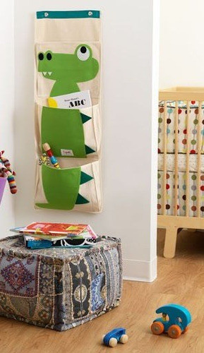 Organizador Multiuso De Lona 3 Bolsillos Coco 65x30cm - 568 0