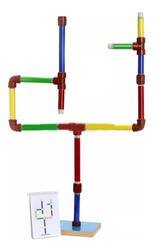 Juego De Pvc De Rosca Construcción Motricidad Fina Terapias 0