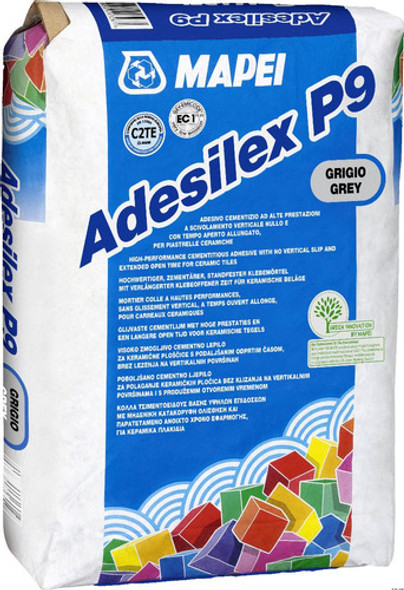 Pegamento Para Porcelanato Adesilex P9 Gris Mapei 25kg 0