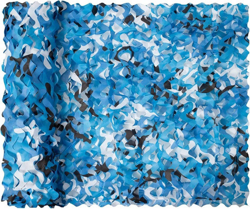 Red De Camuflaje Para Camping Caza Decoracion 1.5x2m - Azul 0