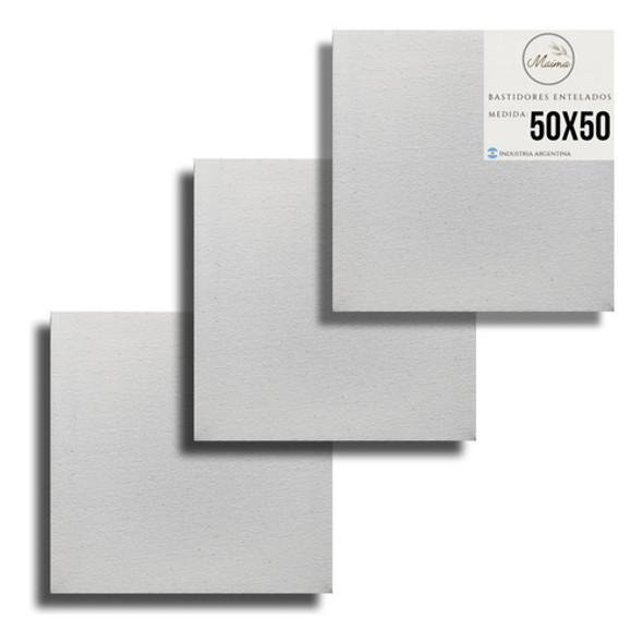 Bastidores Entelados Maima 50x50 Pack X3 0