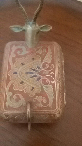 Alhajero De Broncecon Figura De Ciervo 1
