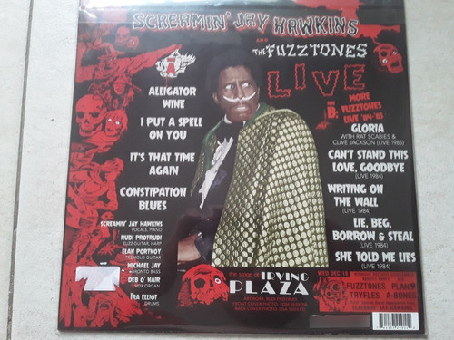 Screamin Jay Hawkins - Live Alligator Wine Lp Vinilo / Kktus 1