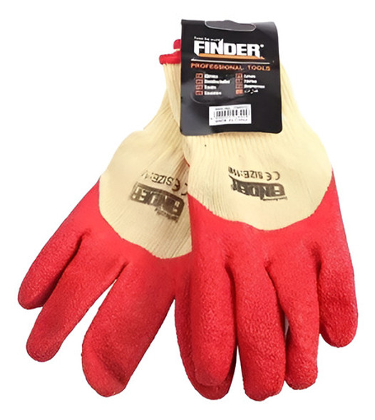 Guantes De Trabajo Finder Recubiertos De Látex 120g Queofert 0