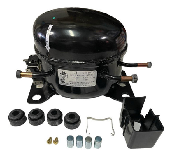 Motor Compresor Bocha Heladera Huayi 1/6 Hp R134 1