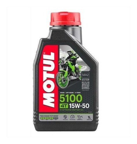 Kit Troca Óleo E Filtro Kawasaki Ninja 650r Motul 5100 15w50 1