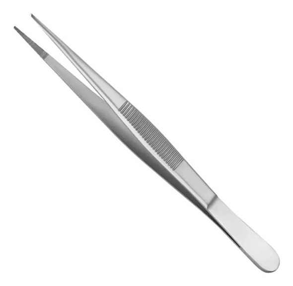 Pinza Diseccion Bruselas Precisión Punta Recta Plana 16cm 0