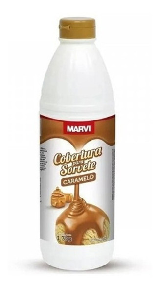 Cobertura Para Sorvete Caramelo Marvi 1,3kg 0