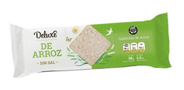 Galleta De Arroz Sin Sal Sin Tacc Deluxe - 12 Unidades 1