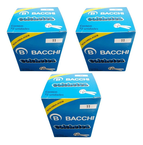 Colchetes Nº11 Para Pastas Papel Até 240 Folhas 3 Caixas 0