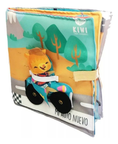 Libro Sensorial Mi Auto Nuevo Motricidad Fina Didáctico 0