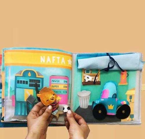 Libro Sensorial Mi Auto Nuevo Motricidad Fina Didáctico 1