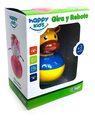 Juego Gira Y Rebota Nunca Se Cae Didactico Para Bebe 0