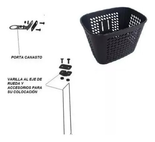 Canasta Universal Para Bicicleta Moto Vam 671 1