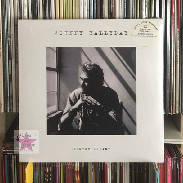 Vinilo Johnny Hallyday Rester Vivant Eu Import. 0