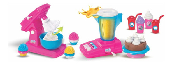 Brinquedo Kit Com Batedeira E Liquidificador Magic Toys 0
