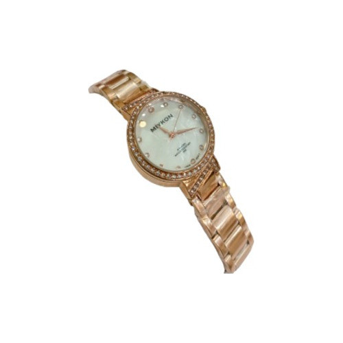 Reloj Hombre Mujer Myikon De Oro Micronado Rosa Joyeria 0