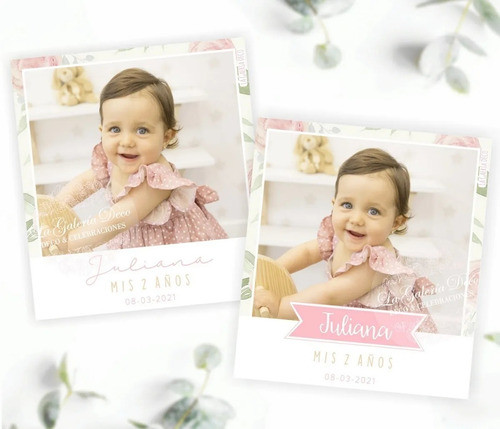 25 Souvenir Foto Imán Personalizado Con Bolsitas 7x8 Cm 1