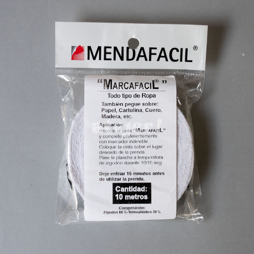 Cinta Identificadora De Ropa Mendafacil 12mm X 10 Metros 1