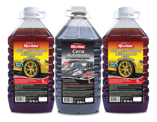 Gel Renovador Cera Autobrillo Negra L Revigal 0