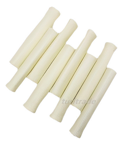 8pcs Blanco 1200° Bujía Alambre Botas Escudo Térmico Protect 1