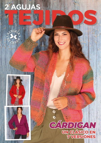 Revista Tejido 2 Agujas Cardigan 7 Modelos Para Combinar 0