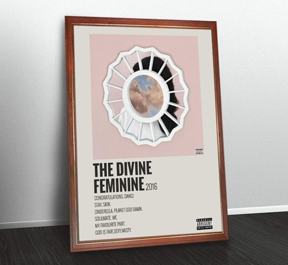 Mac Miller Poster Album The Divine Feminine En Cuadro 0