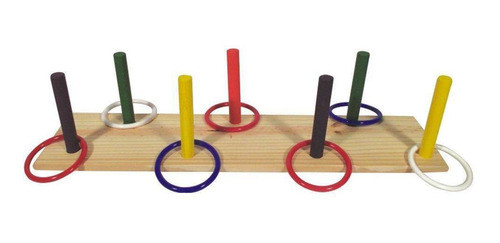 Jogo De Argolas Em Madeira 1073 - Ciabrink 0
