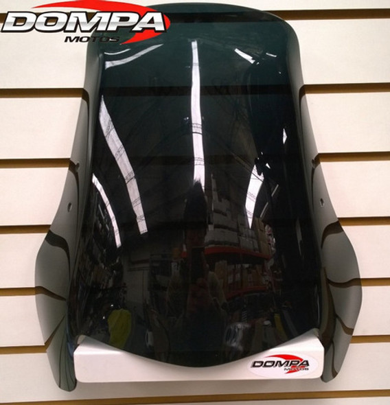 Parabrisas Curtain Honda Bross Xr Estilo Dakar Negro Dompa # 1