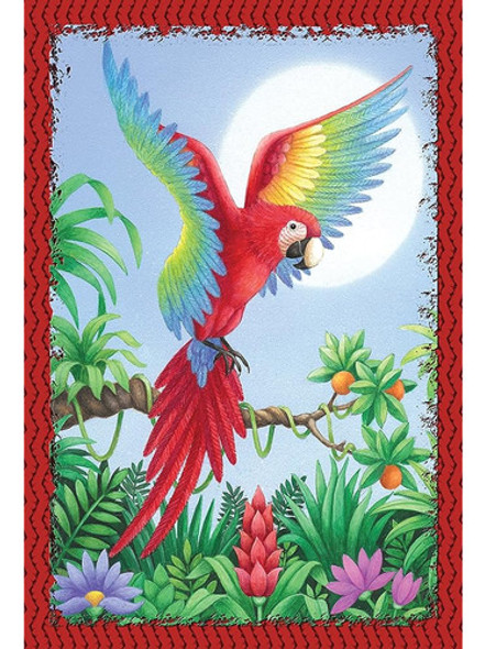 Toland Home Garden 109831 Jungle Macaw Bird Flag 28x40 Pulga 0