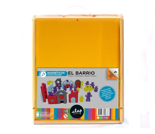 Caja Imantada El Barrio - Imanes Juguetes Didácticos 1