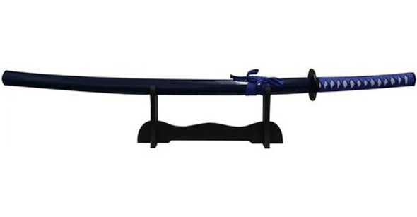Espada Decorativa Com Bainha Azul E Suporte 92,5 Cm 0