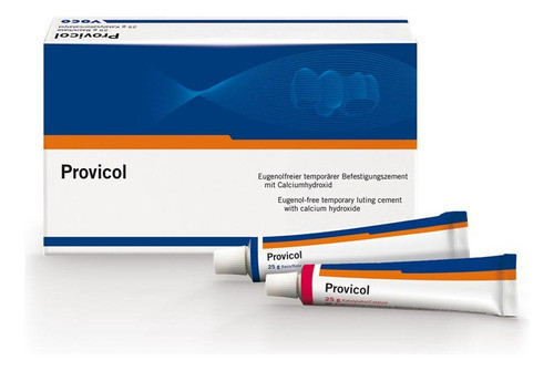 Provicol Cemento Provisorio Sin Eugenol Base + Catalizador 0