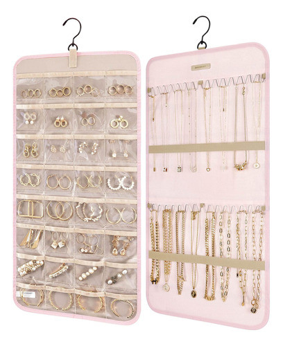 Bagsmart Organizador De Joyas Colgante Rollo De Con Ganchos 0