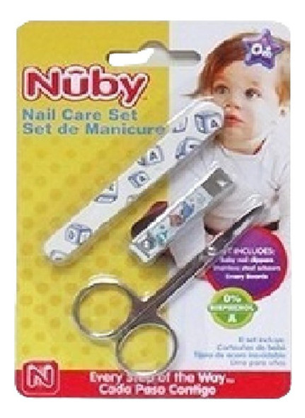 Set De Manicure Para Bebe Nuby Alicate Tijera Y Limas Suaves 0 Set De Manicure Para Bebe Nuby Alicate Tijera Y Limas Suaves 0